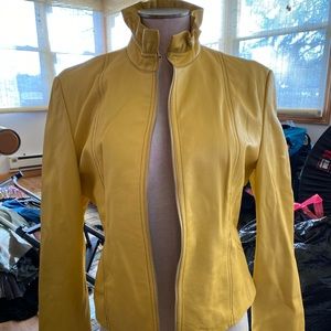 Nicola Berti mustard colored blazer
